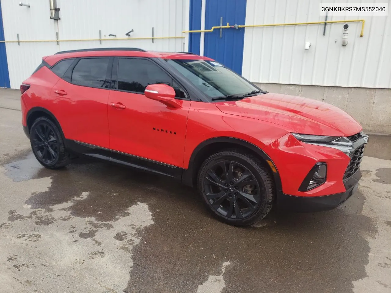 2021 Chevrolet Blazer Rs VIN: 3GNKBKRS7MS552040 Lot: 74572744