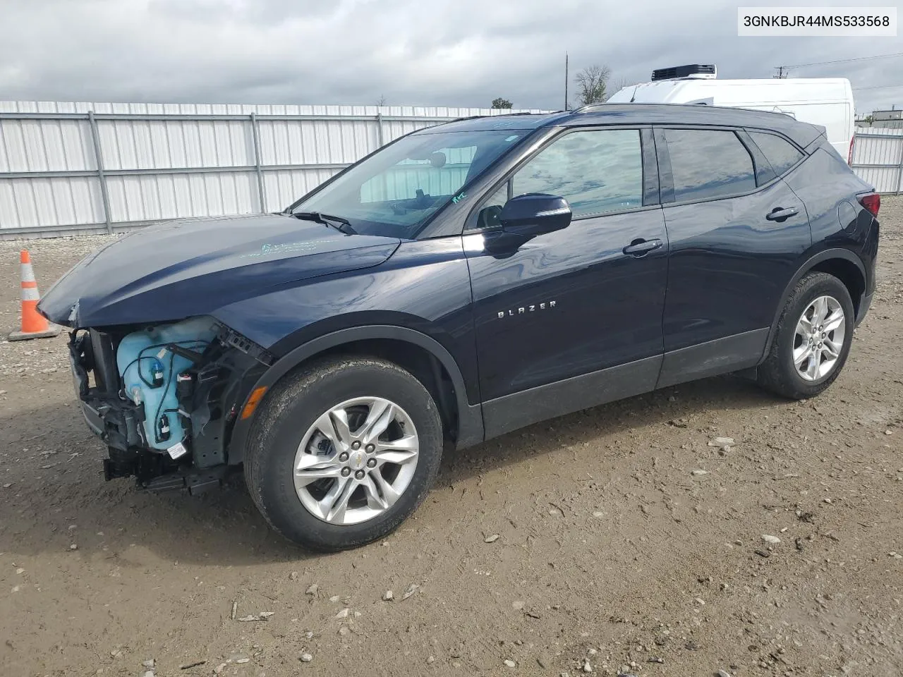 3GNKBJR44MS533568 2021 Chevrolet Blazer 3Lt