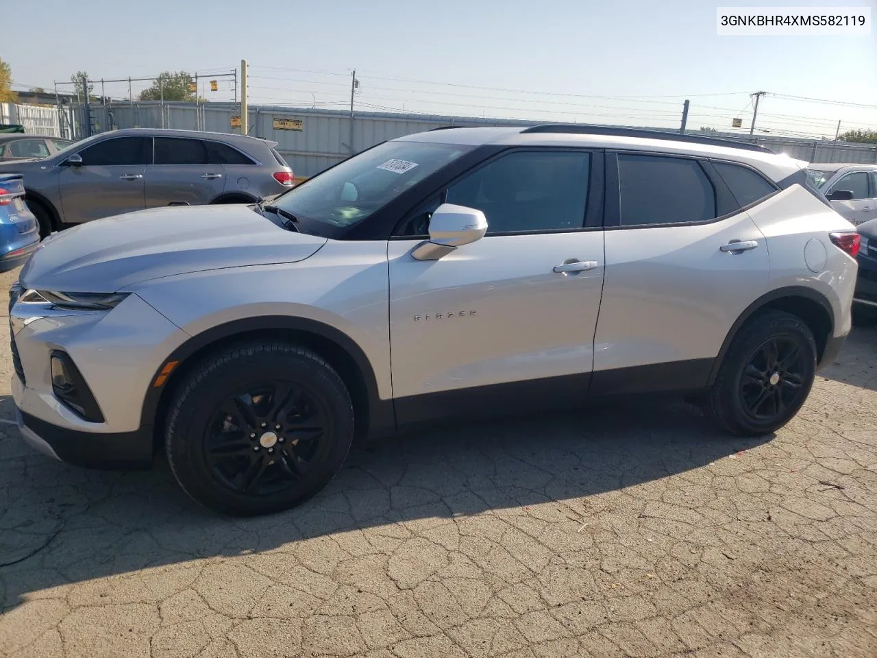 2021 Chevrolet Blazer 2Lt VIN: 3GNKBHR4XMS582119 Lot: 75101034