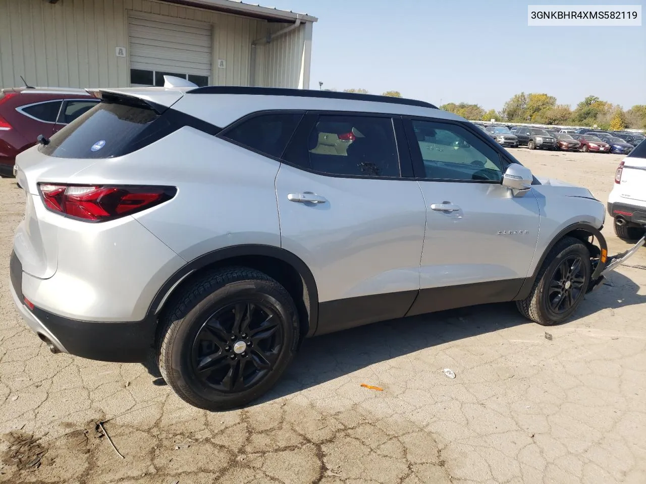 2021 Chevrolet Blazer 2Lt VIN: 3GNKBHR4XMS582119 Lot: 75101034