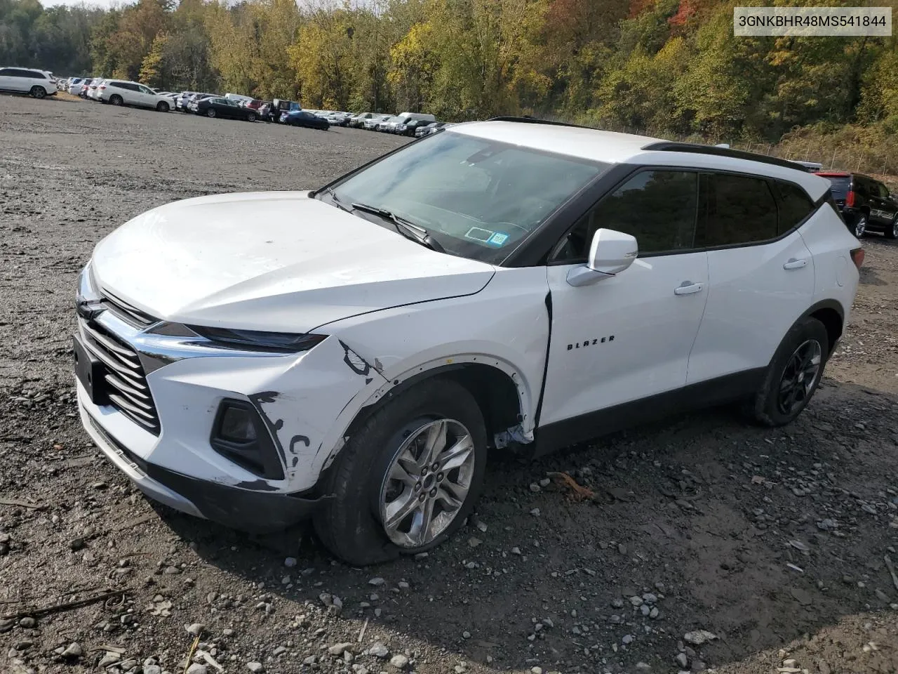 2021 Chevrolet Blazer 2Lt VIN: 3GNKBHR48MS541844 Lot: 75297104