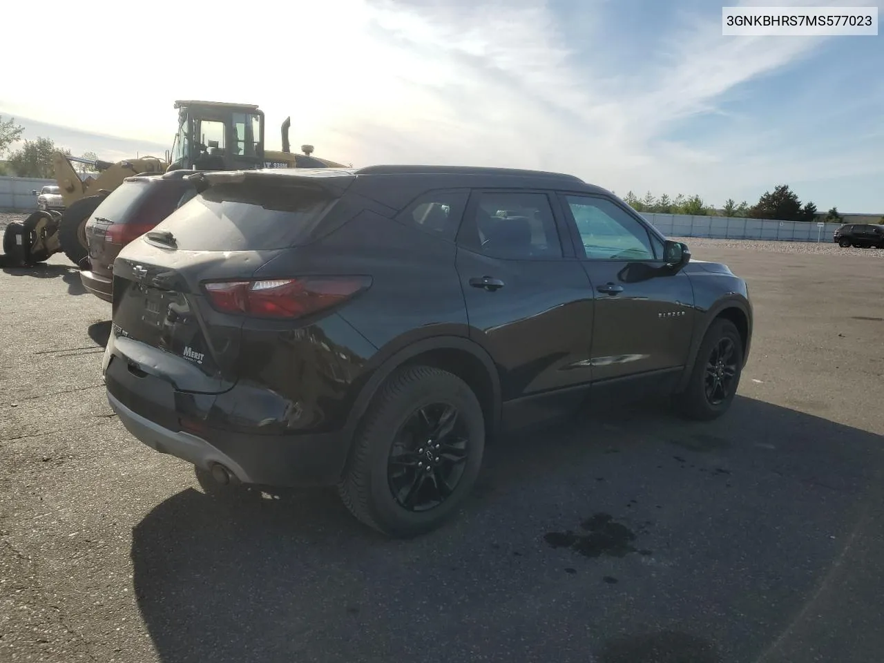 2021 Chevrolet Blazer 2Lt VIN: 3GNKBHRS7MS577023 Lot: 75444304