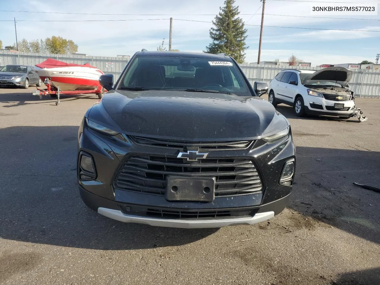 2021 Chevrolet Blazer 2Lt VIN: 3GNKBHRS7MS577023 Lot: 75444304