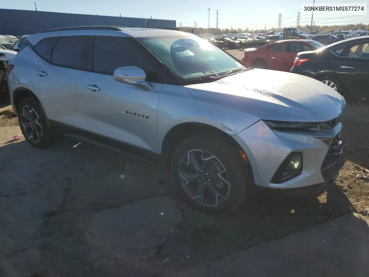 2021 Chevrolet Blazer Rs VIN: 3GNKBERS1MS577274 Lot: 75660864