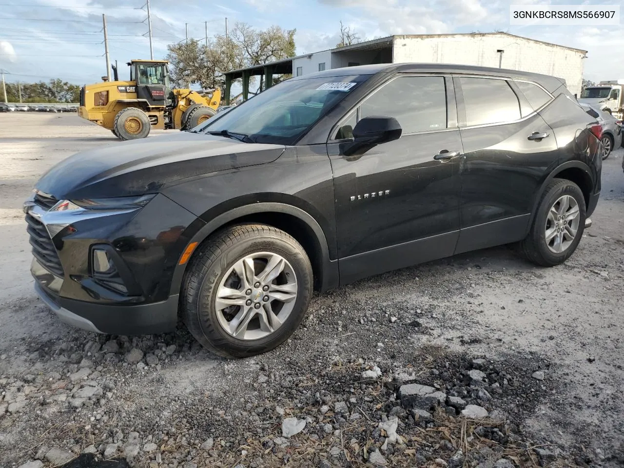 2021 Chevrolet Blazer 2Lt VIN: 3GNKBCRS8MS566907 Lot: 77120374