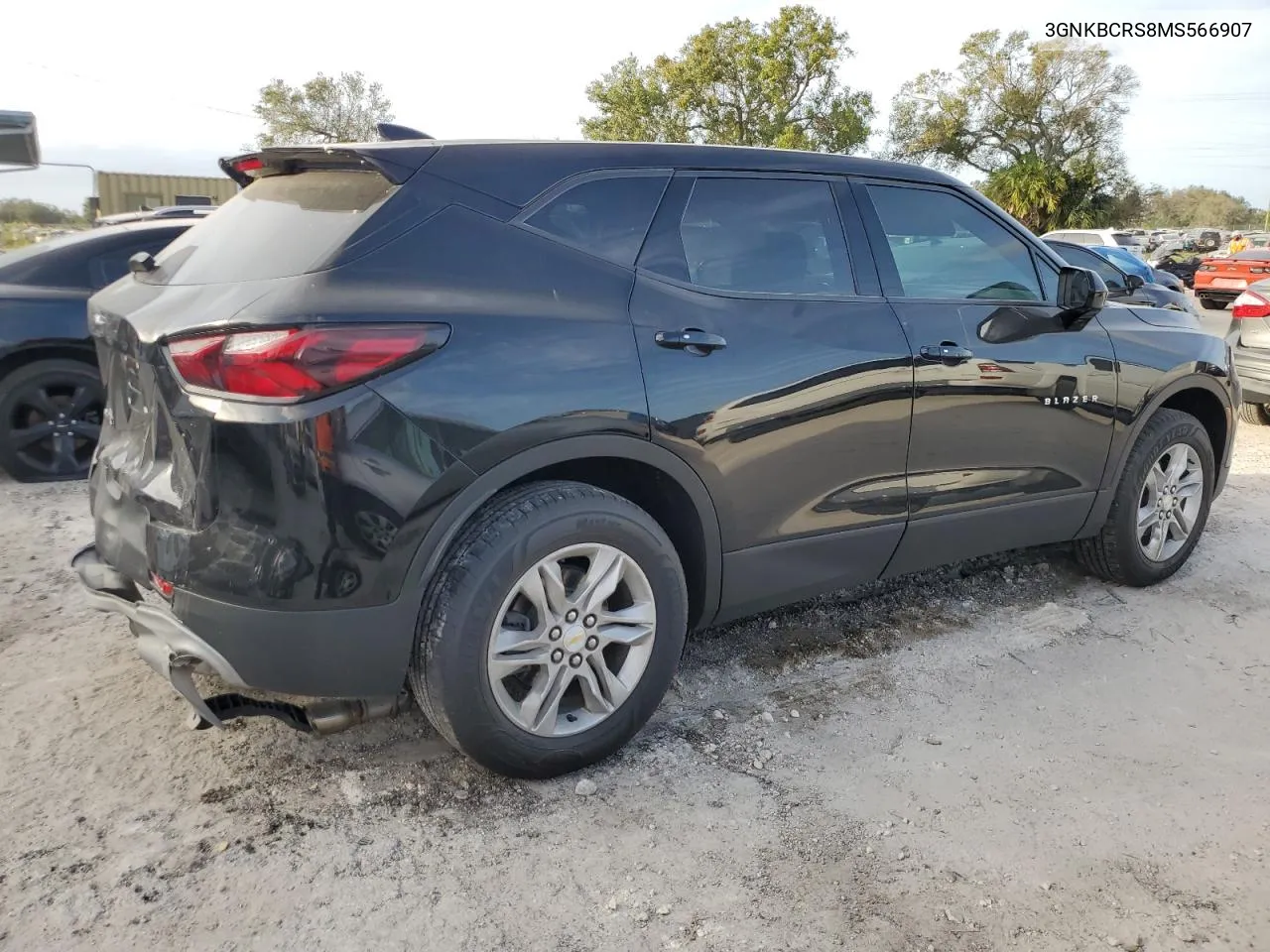 2021 Chevrolet Blazer 2Lt VIN: 3GNKBCRS8MS566907 Lot: 77120374