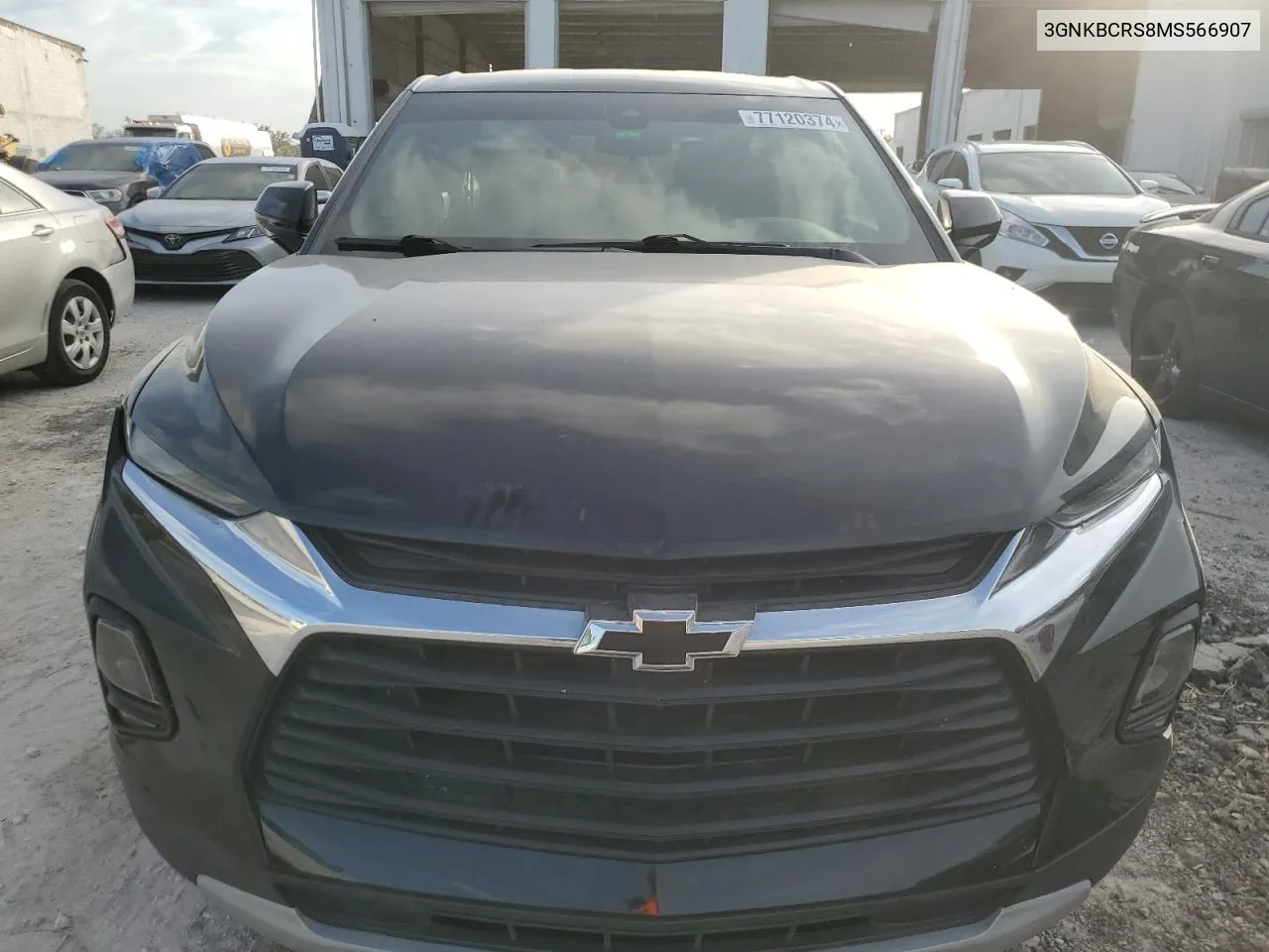 2021 Chevrolet Blazer 2Lt VIN: 3GNKBCRS8MS566907 Lot: 77120374