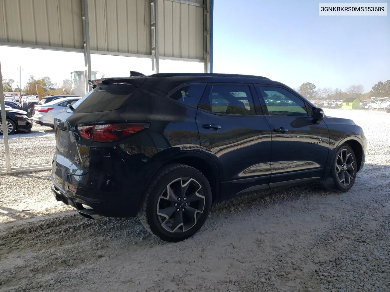 2021 Chevrolet Blazer Rs VIN: 3GNKBKRS0MS553689 Lot: 77126404