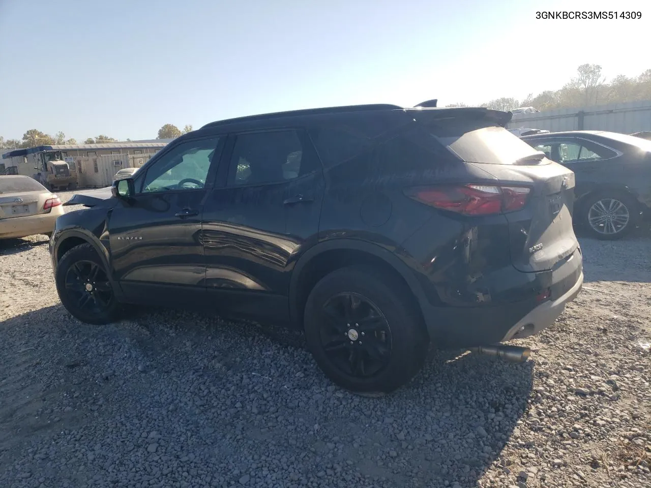 2021 Chevrolet Blazer 2Lt VIN: 3GNKBCRS3MS514309 Lot: 77279914