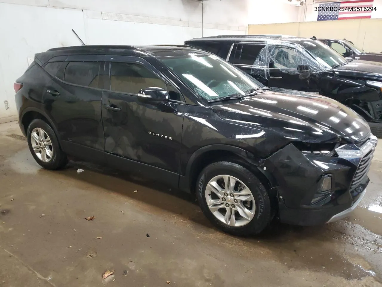 2021 Chevrolet Blazer 2Lt VIN: 3GNKBCRS4MS516294 Lot: 78009324