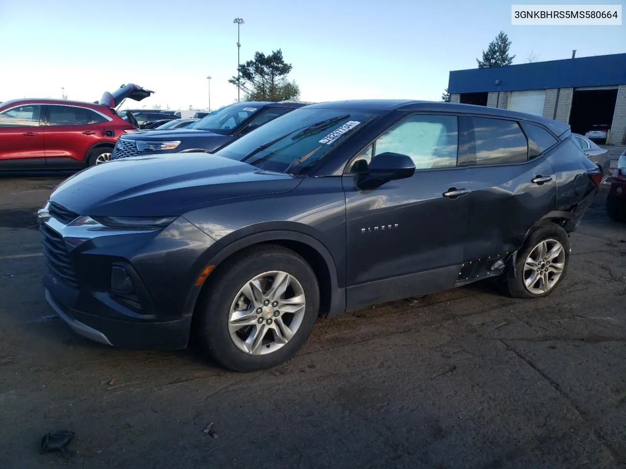 2021 Chevrolet Blazer 2Lt VIN: 3GNKBHRS5MS580664 Lot: 78297734