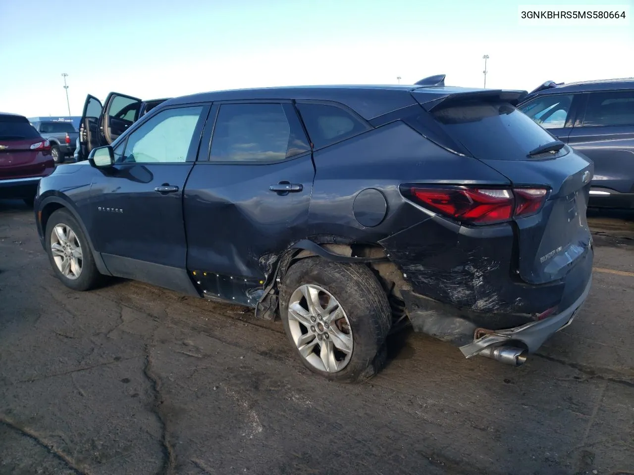 2021 Chevrolet Blazer 2Lt VIN: 3GNKBHRS5MS580664 Lot: 78297734