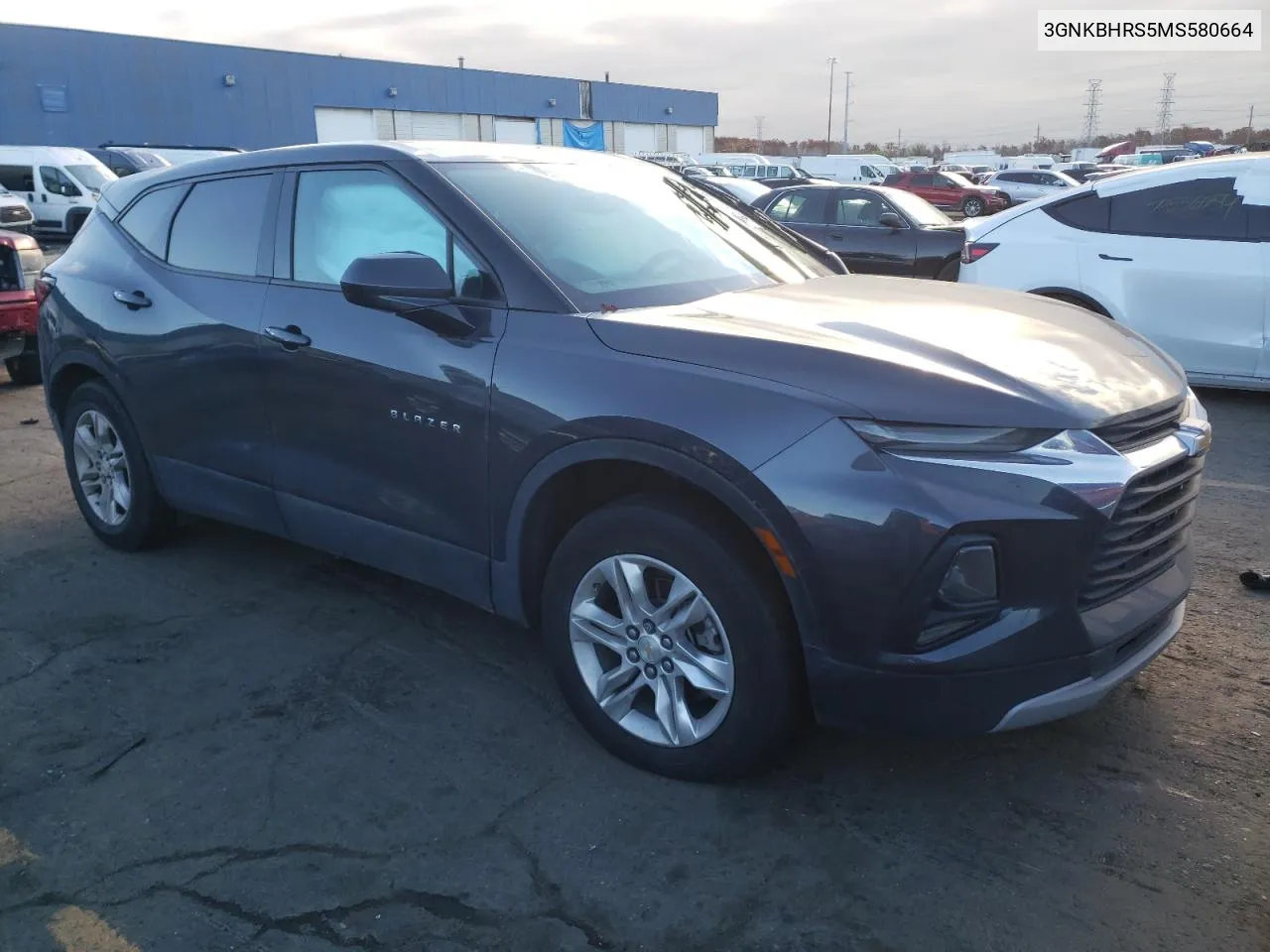 2021 Chevrolet Blazer 2Lt VIN: 3GNKBHRS5MS580664 Lot: 78297734