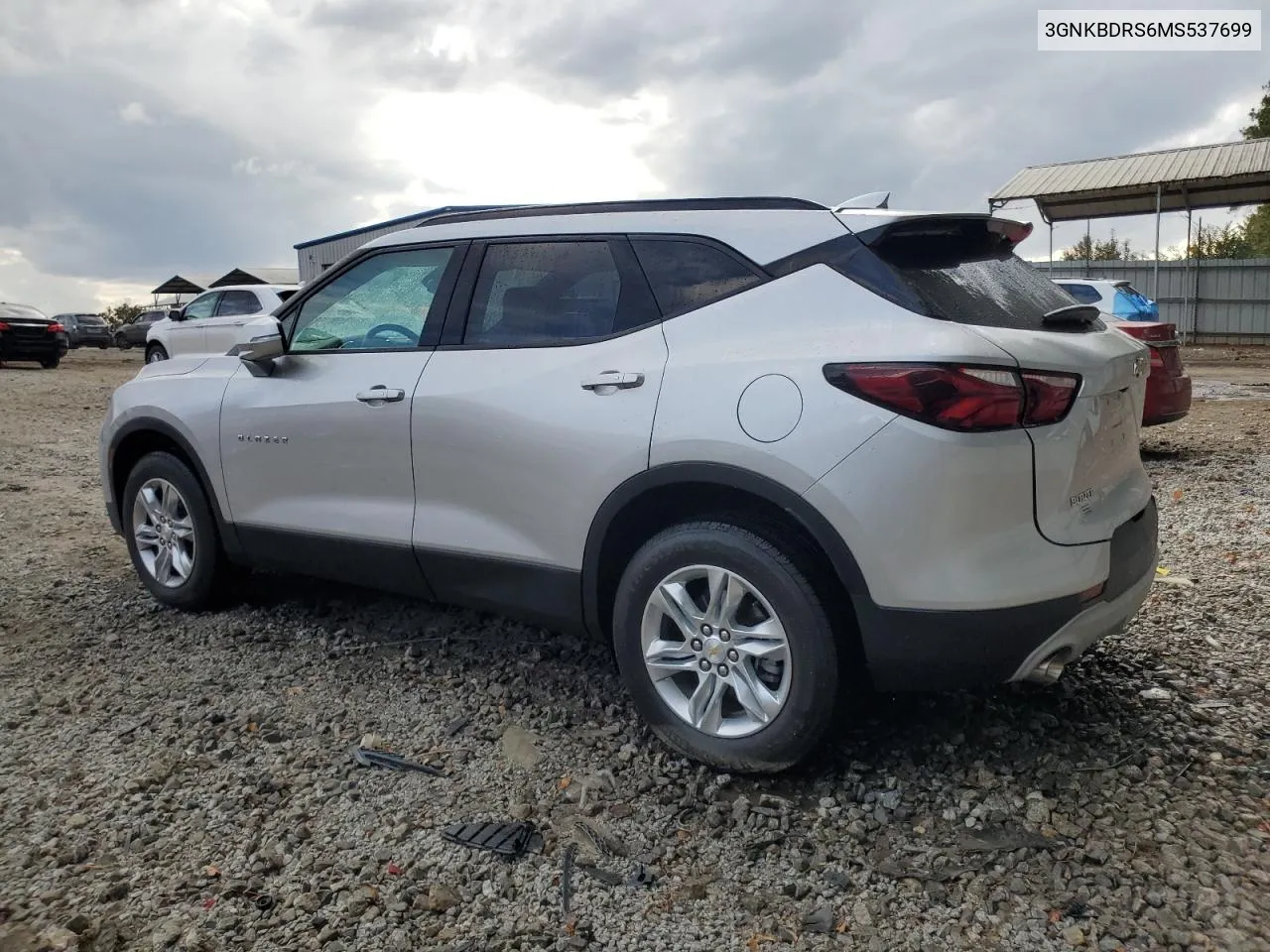 2021 Chevrolet Blazer 3Lt VIN: 3GNKBDRS6MS537699 Lot: 78361024