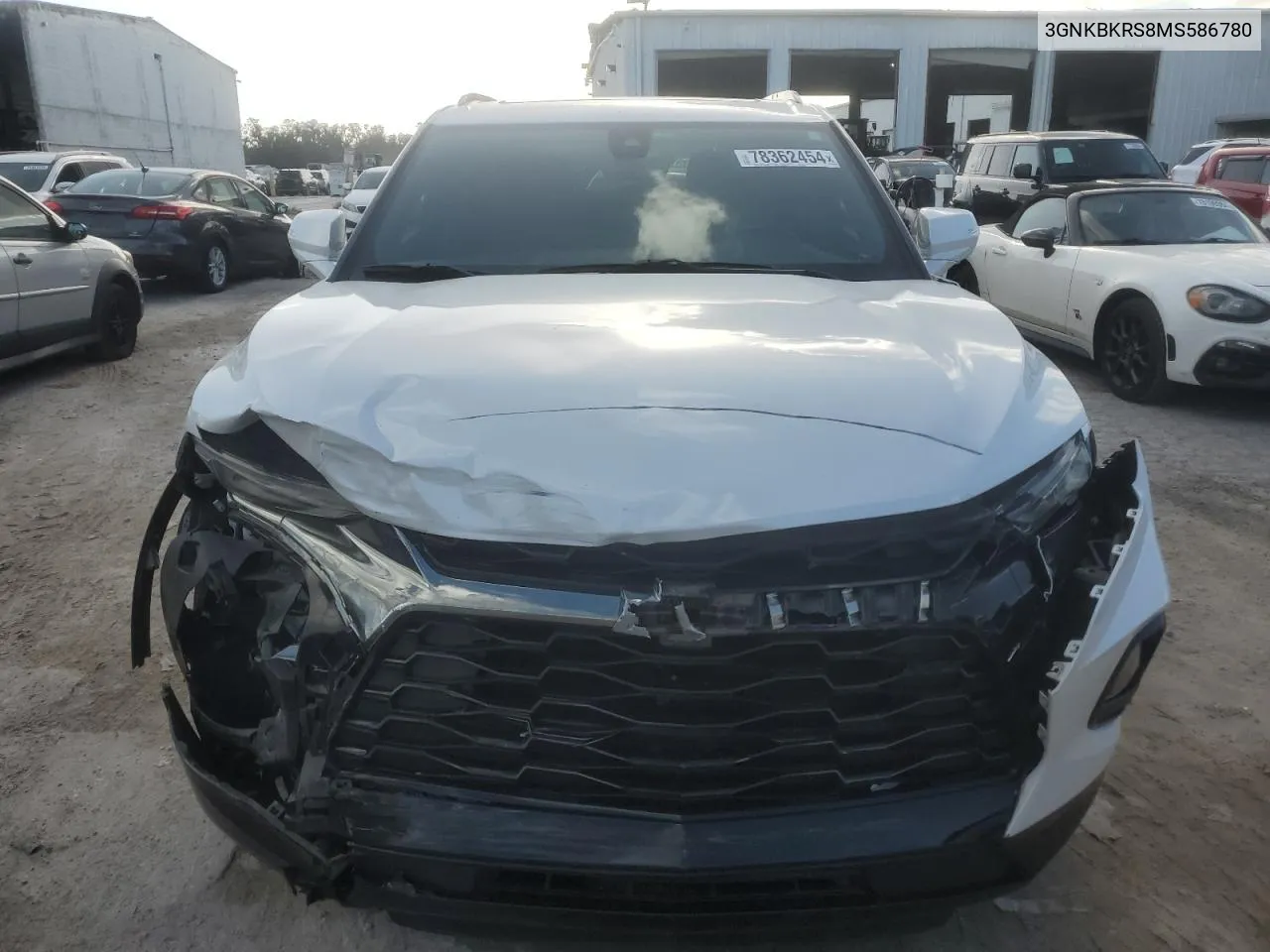 2021 Chevrolet Blazer Rs VIN: 3GNKBKRS8MS586780 Lot: 78362454