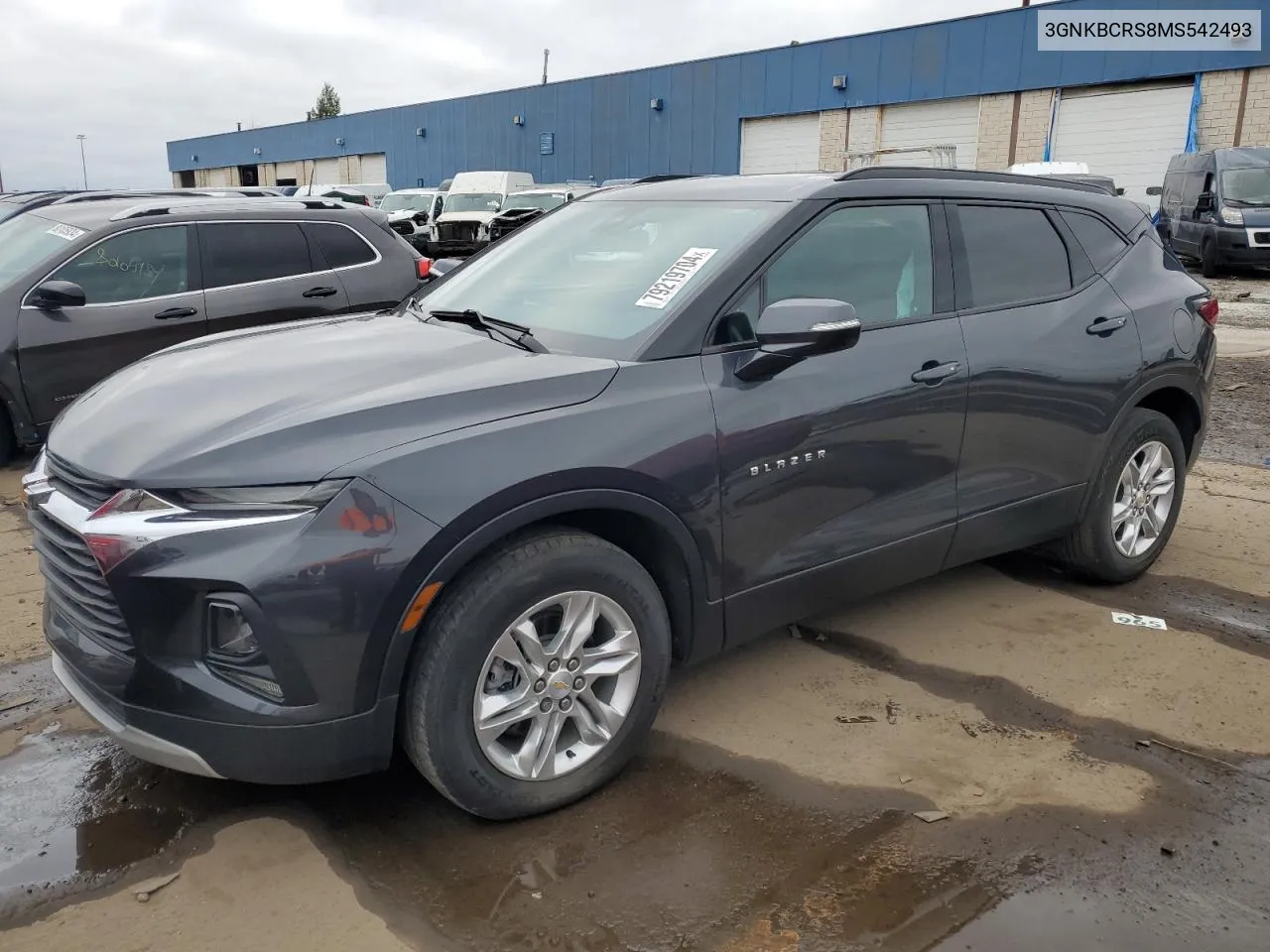 2021 Chevrolet Blazer 2Lt VIN: 3GNKBCRS8MS542493 Lot: 79219704