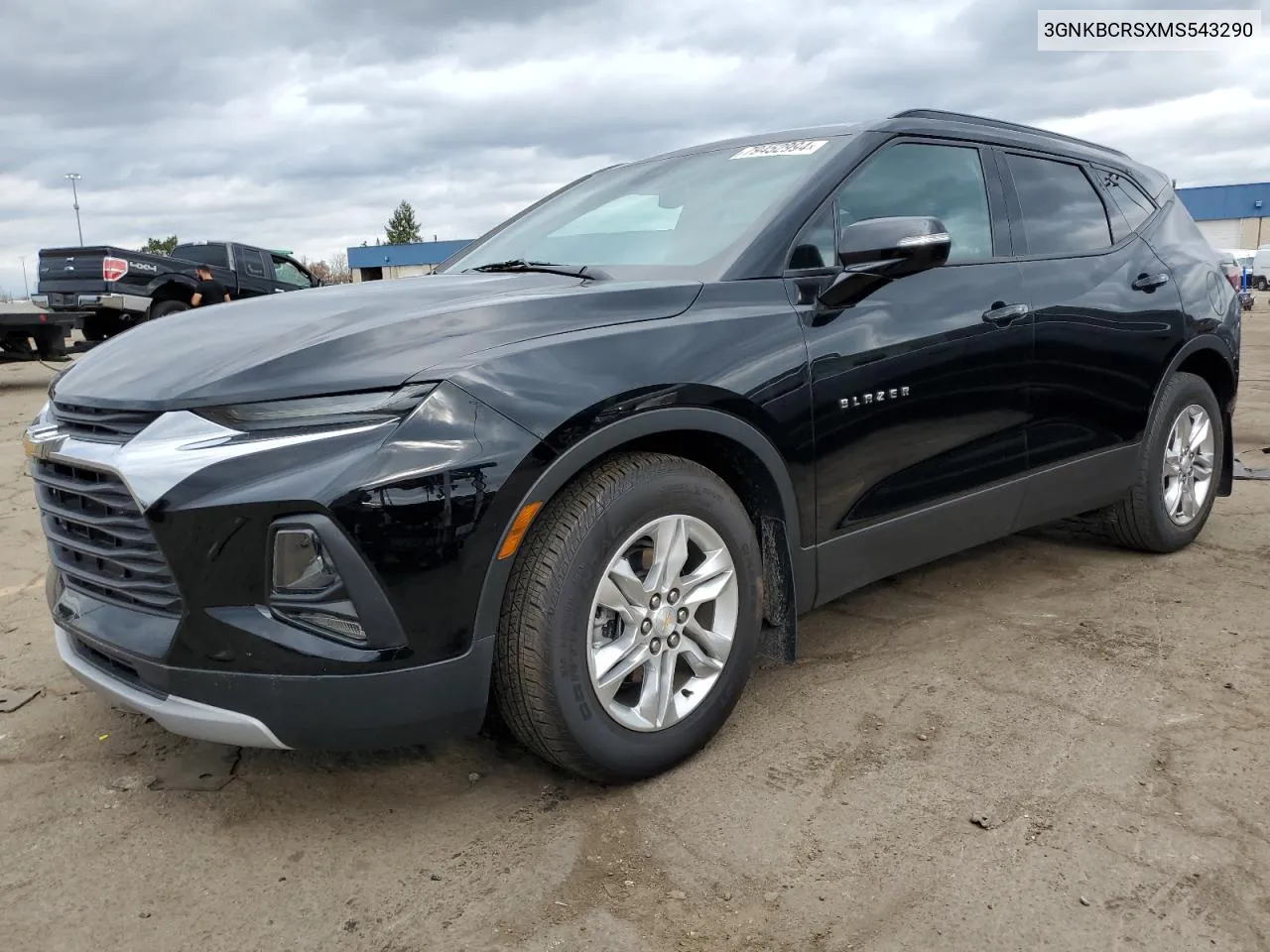 2021 Chevrolet Blazer 2Lt VIN: 3GNKBCRSXMS543290 Lot: 79452994