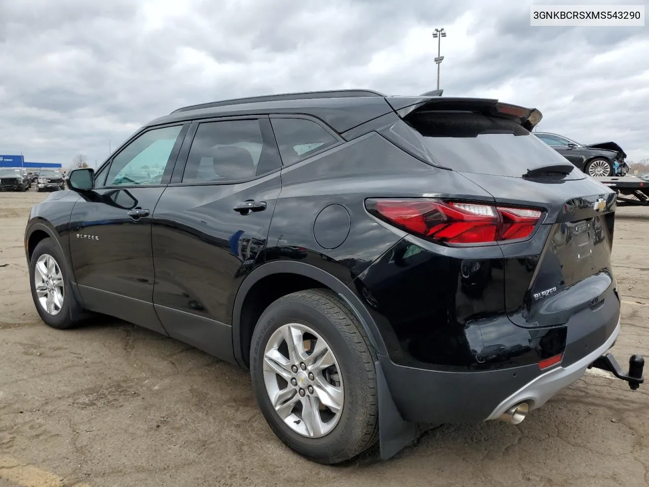 2021 Chevrolet Blazer 2Lt VIN: 3GNKBCRSXMS543290 Lot: 79452994