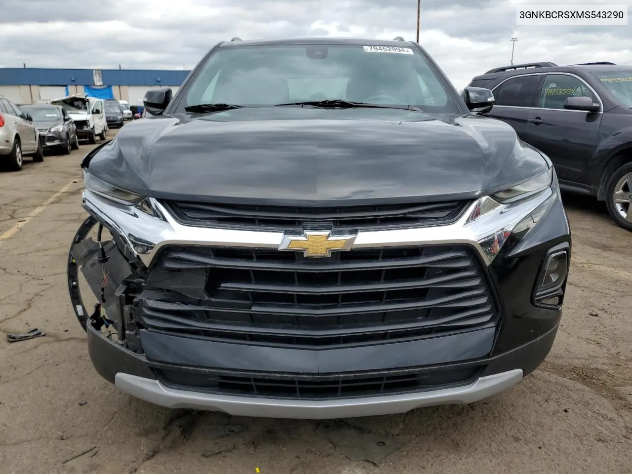 2021 Chevrolet Blazer 2Lt VIN: 3GNKBCRSXMS543290 Lot: 79452994