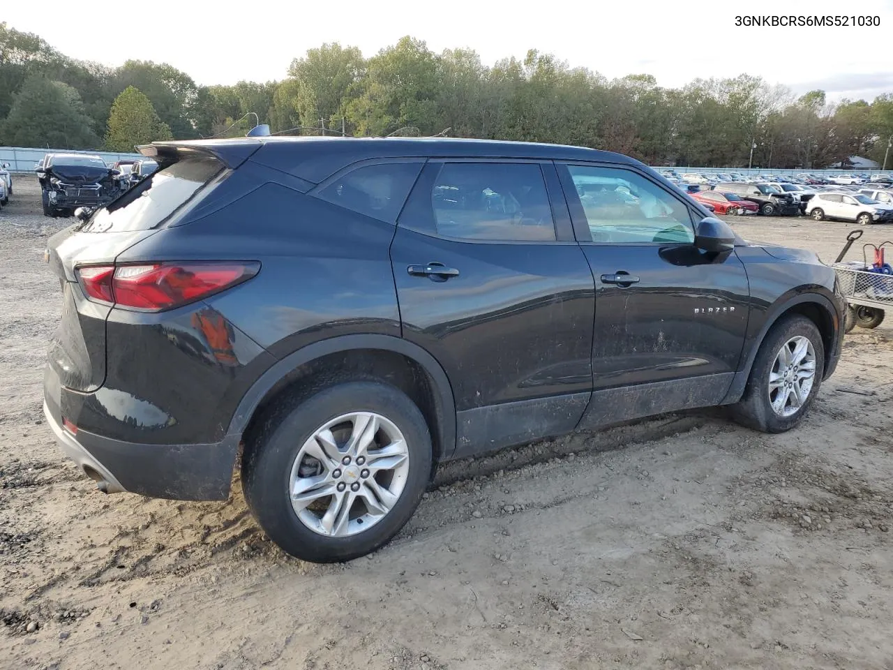 2021 Chevrolet Blazer 2Lt VIN: 3GNKBCRS6MS521030 Lot: 79458374