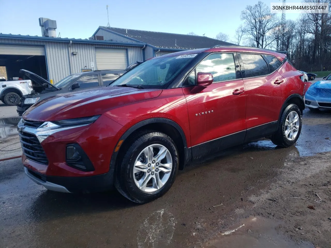 2021 Chevrolet Blazer 2Lt VIN: 3GNKBHR44MS507447 Lot: 79565734