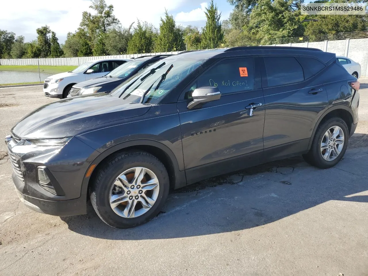 2021 Chevrolet Blazer 2Lt VIN: 3GNKBCRS1MS529486 Lot: 79970954