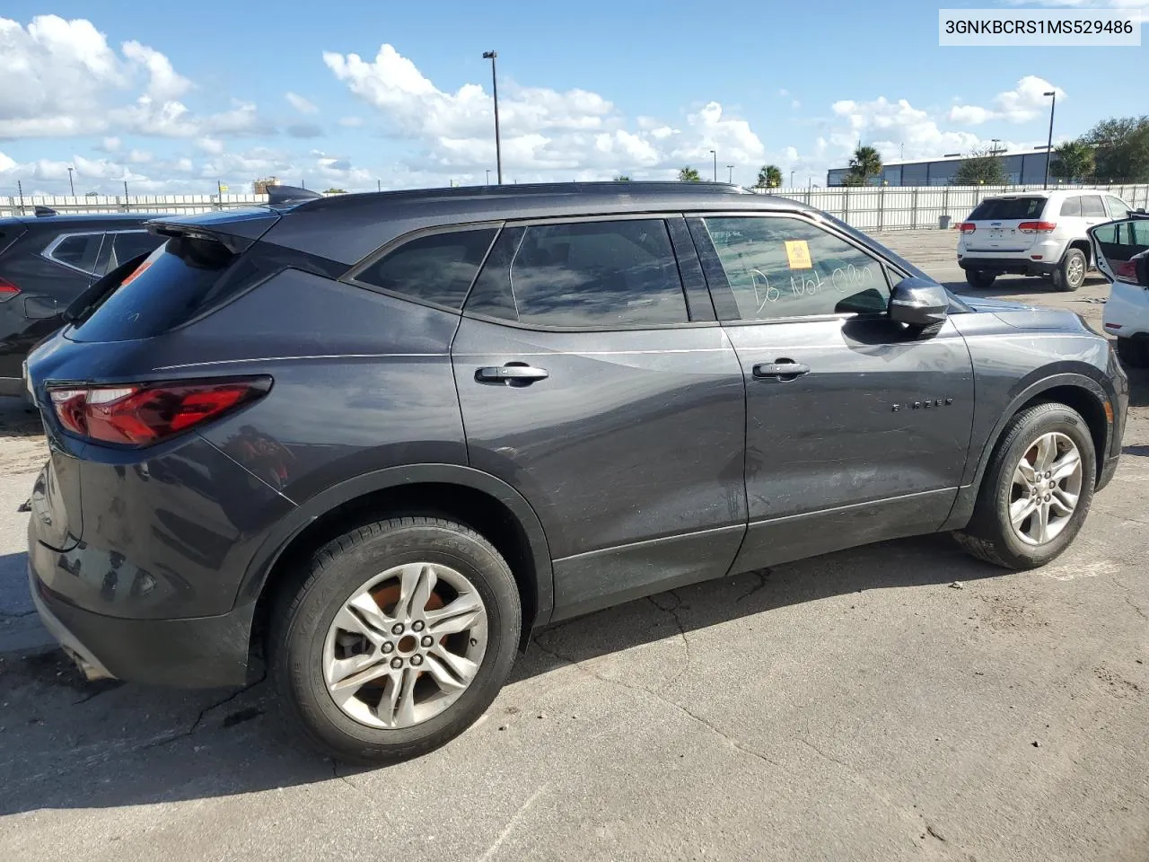 2021 Chevrolet Blazer 2Lt VIN: 3GNKBCRS1MS529486 Lot: 79970954