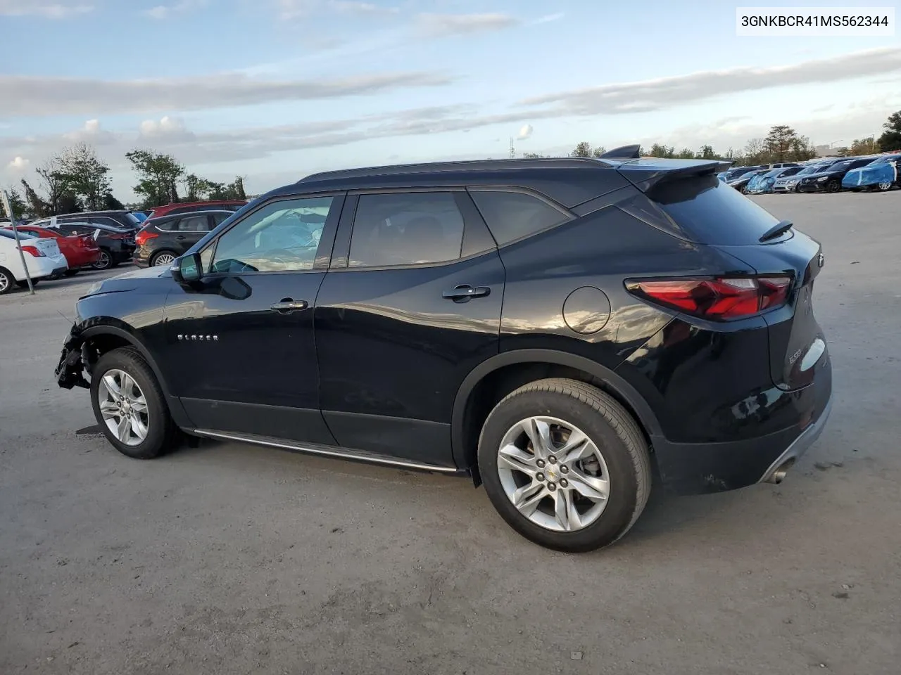 2021 Chevrolet Blazer 2Lt VIN: 3GNKBCR41MS562344 Lot: 80451574