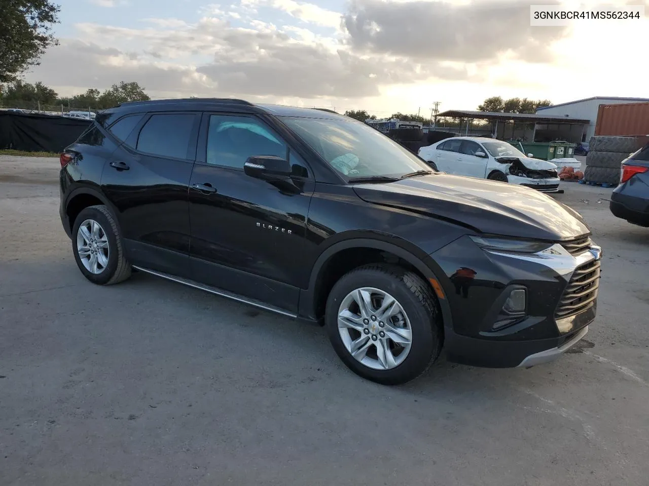 2021 Chevrolet Blazer 2Lt VIN: 3GNKBCR41MS562344 Lot: 80451574