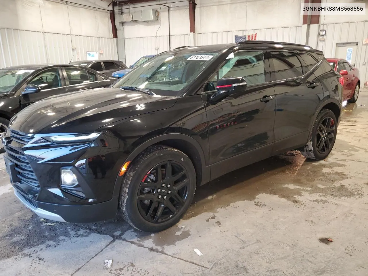 2021 Chevrolet Blazer 2Lt VIN: 3GNKBHRS8MS568556 Lot: 81121944