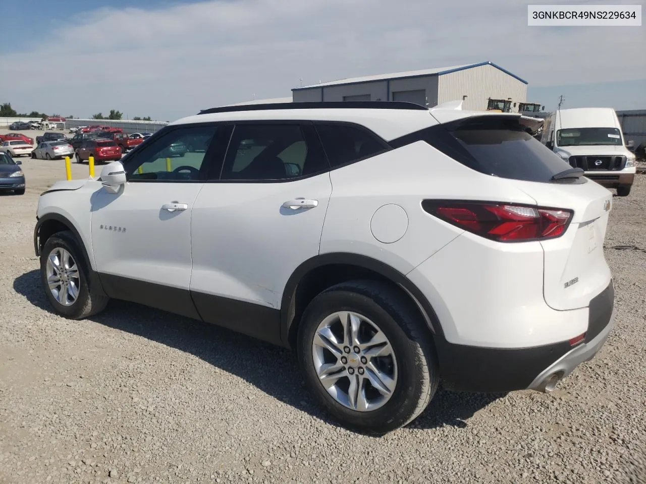 2022 Chevrolet Blazer 2Lt VIN: 3GNKBCR49NS229634 Lot: 58705984