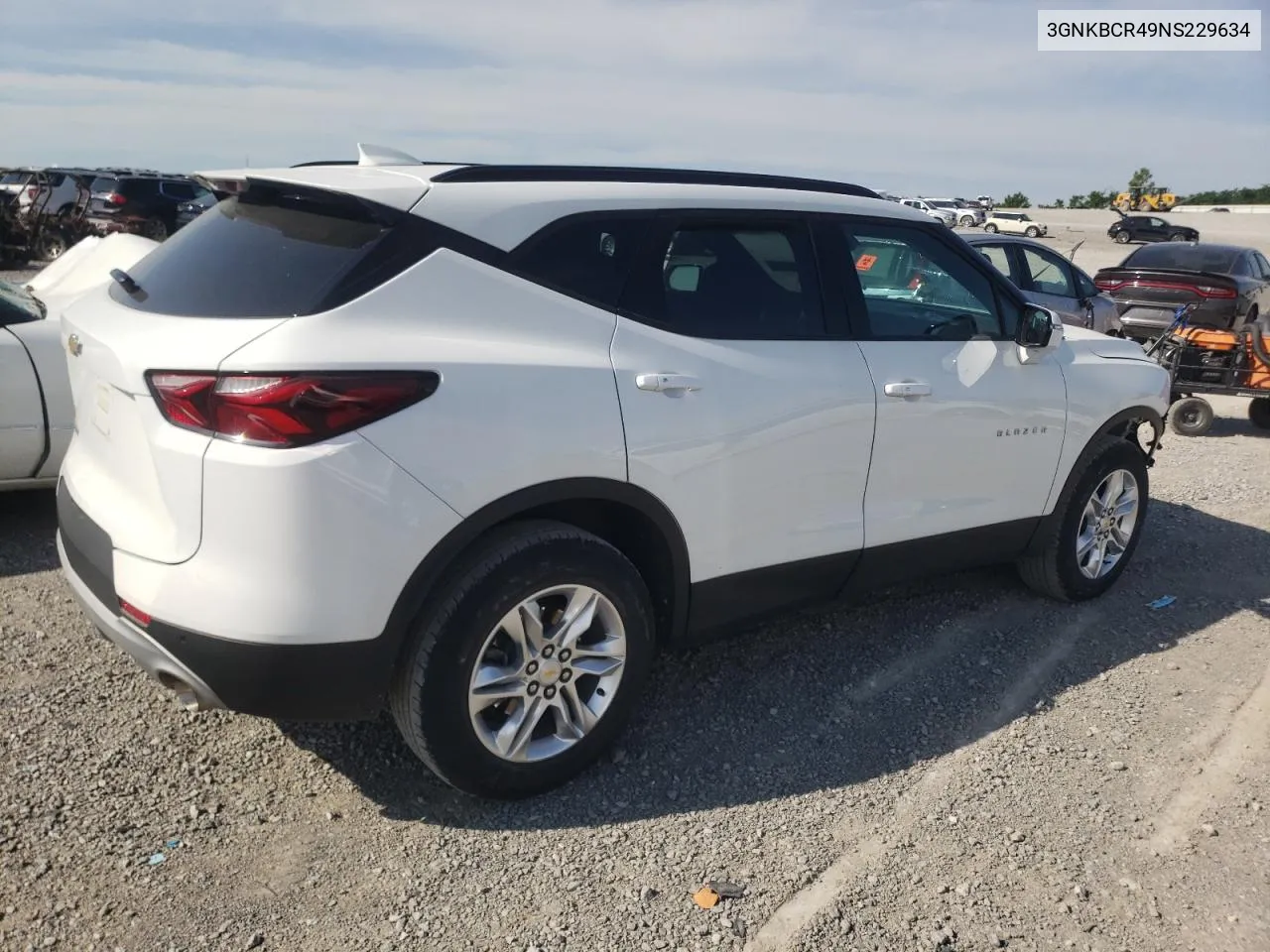 2022 Chevrolet Blazer 2Lt VIN: 3GNKBCR49NS229634 Lot: 58705984