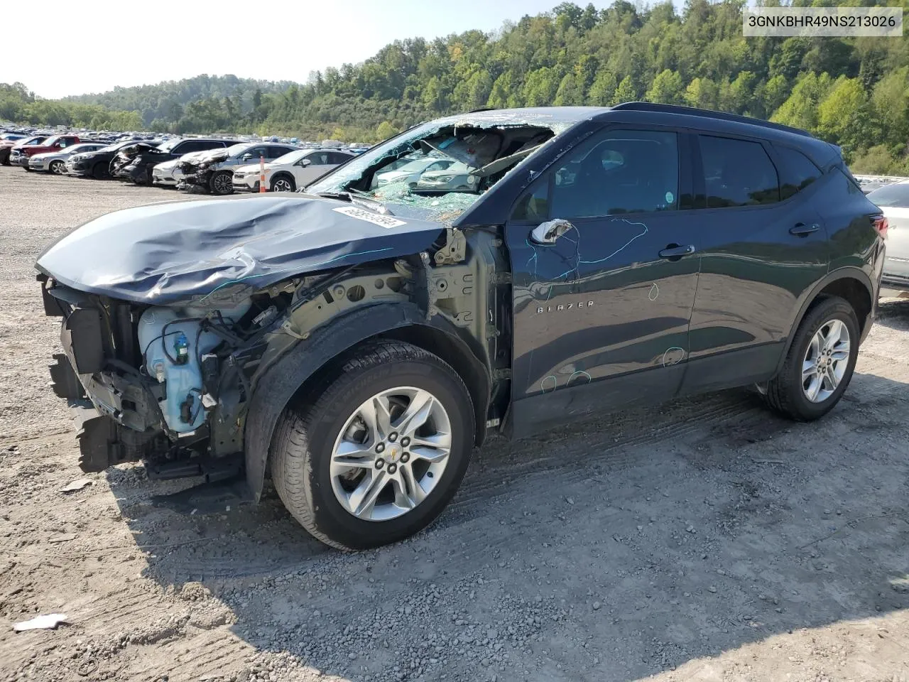 2022 Chevrolet Blazer 2Lt VIN: 3GNKBHR49NS213026 Lot: 68899094