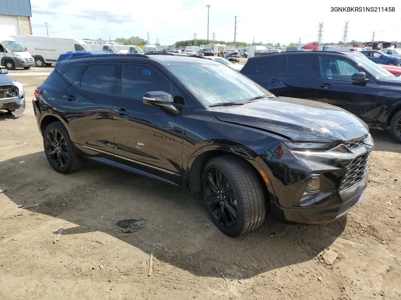 2022 Chevrolet Blazer Rs VIN: 3GNKBKRS1NS211458 Lot: 70623894