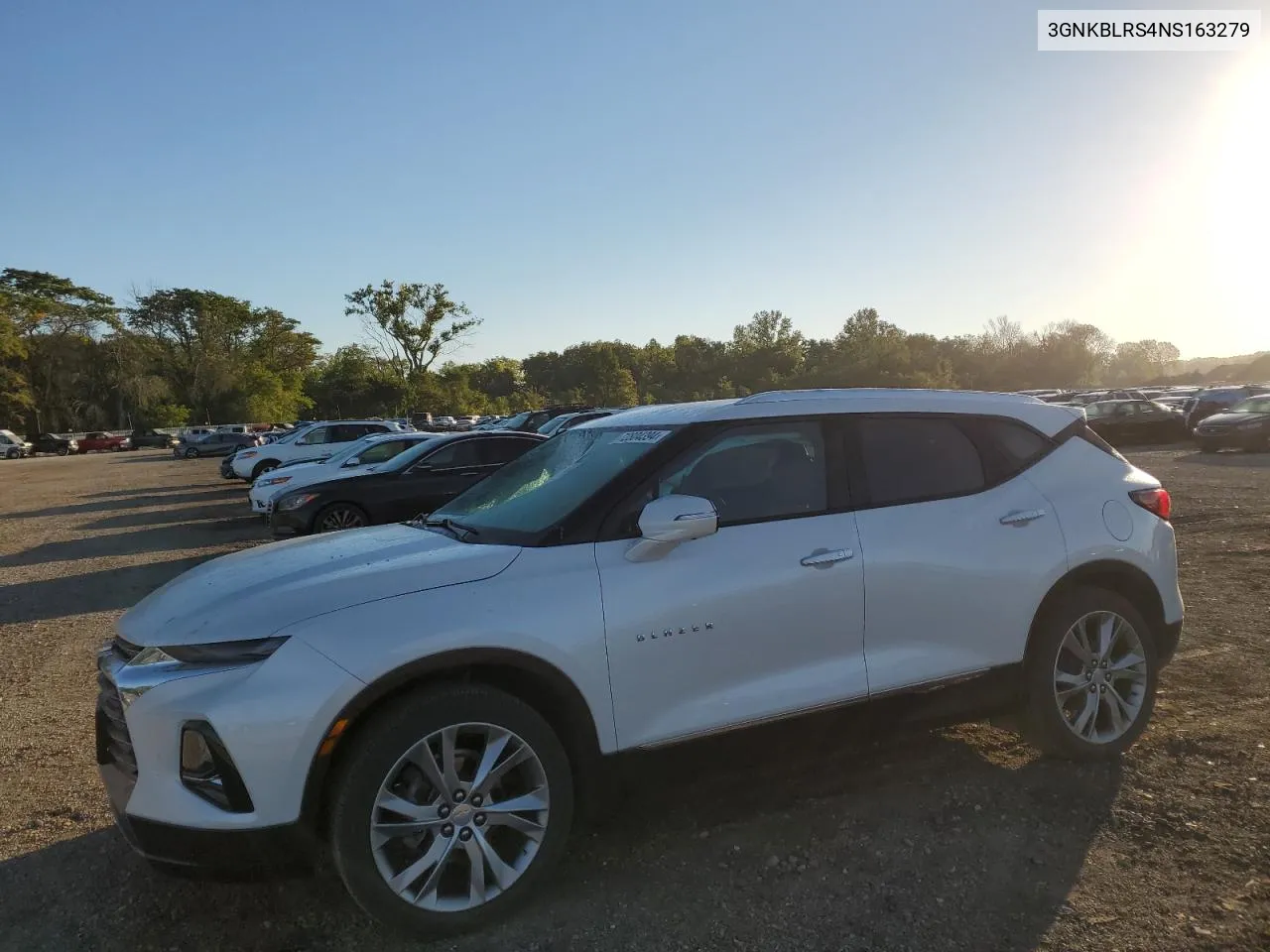 2022 Chevrolet Blazer Premier VIN: 3GNKBLRS4NS163279 Lot: 72804394