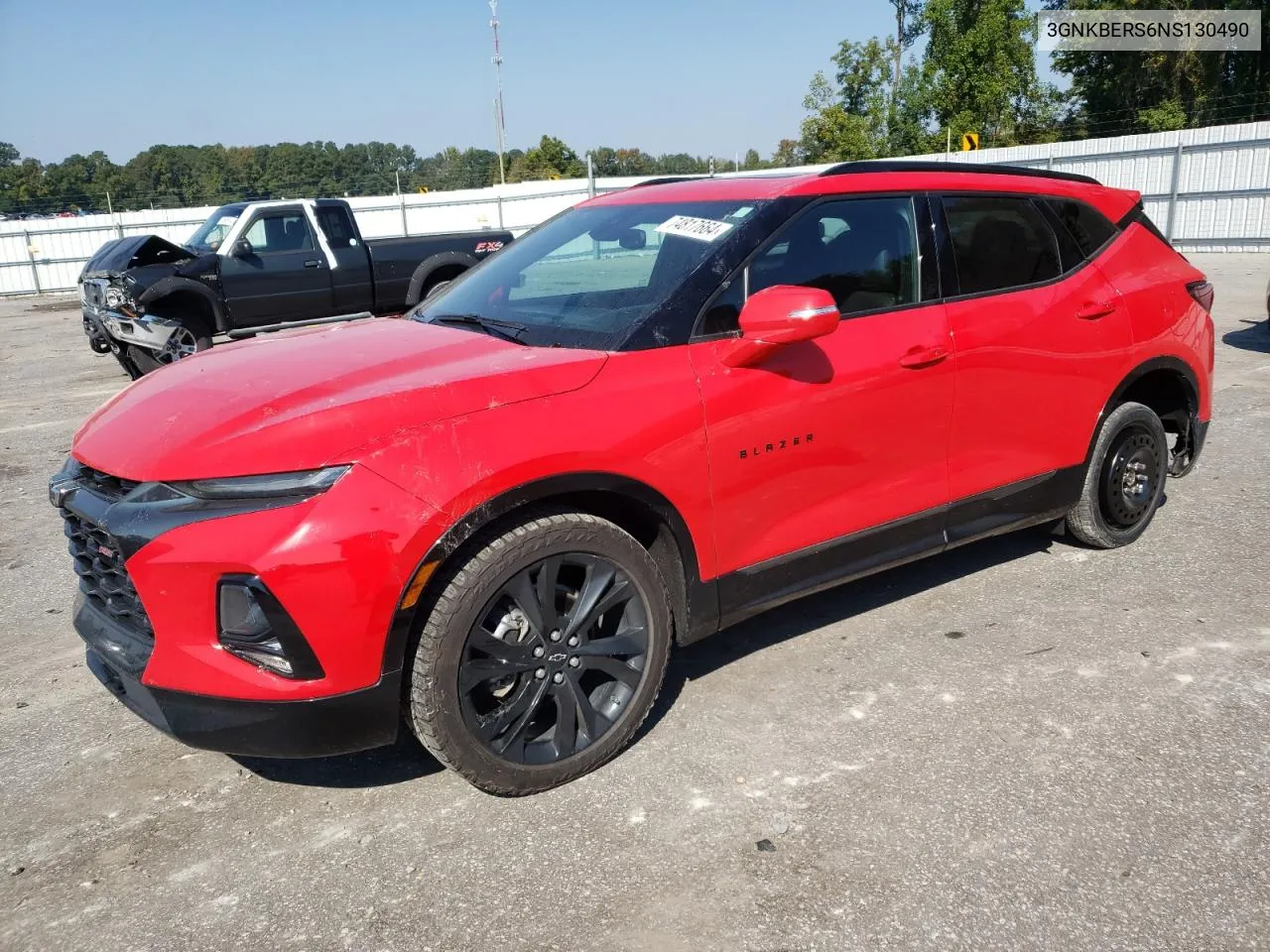 2022 Chevrolet Blazer Rs VIN: 3GNKBERS6NS130490 Lot: 74817664