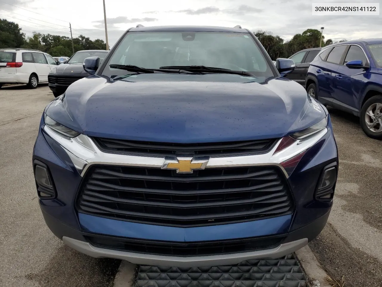 2022 Chevrolet Blazer 2Lt VIN: 3GNKBCR42NS141122 Lot: 75020774