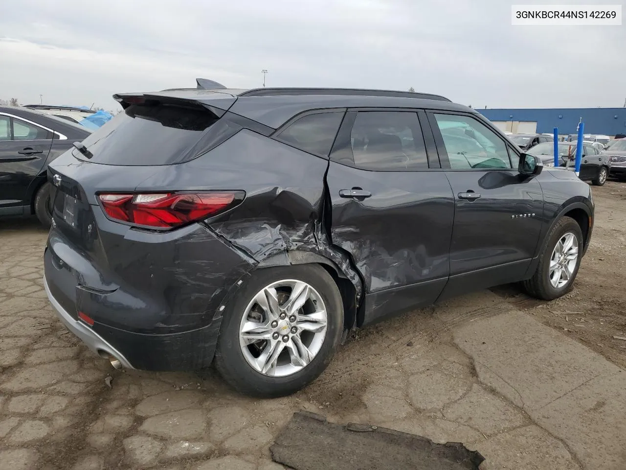 2022 Chevrolet Blazer 2Lt VIN: 3GNKBCR44NS142269 Lot: 77573954