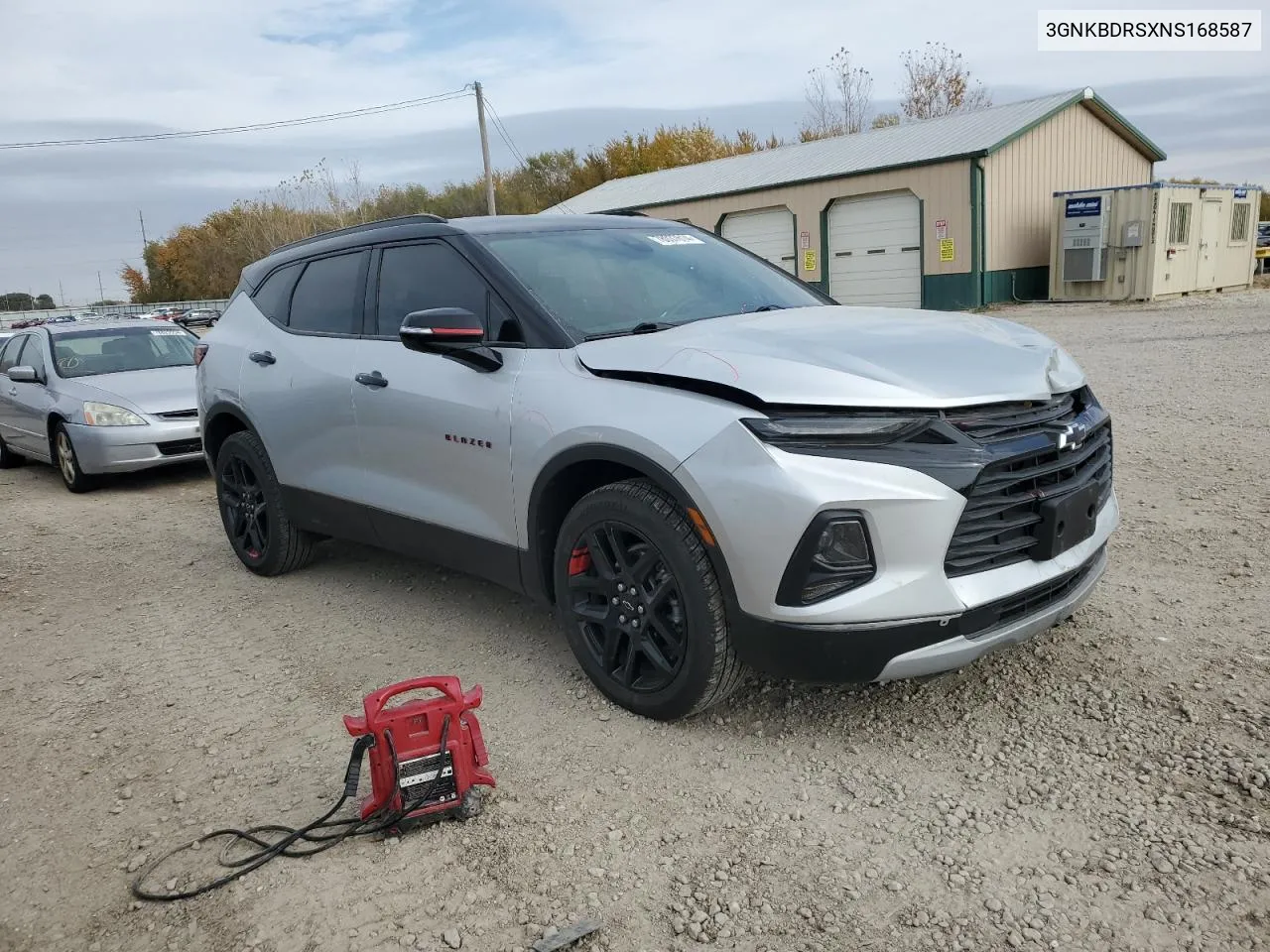 2022 Chevrolet Blazer 3Lt VIN: 3GNKBDRSXNS168587 Lot: 78037614