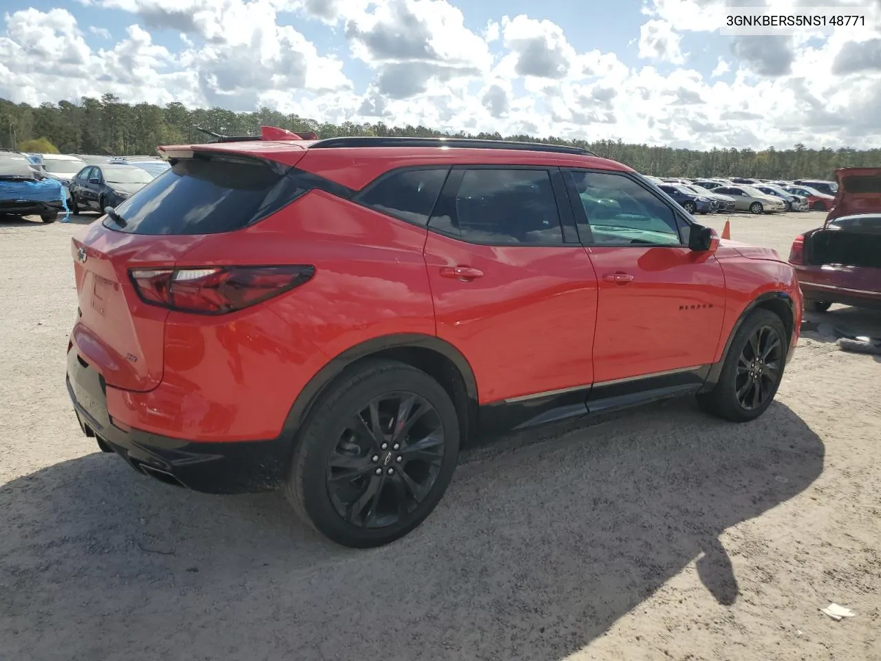 2022 Chevrolet Blazer Rs VIN: 3GNKBERS5NS148771 Lot: 78714984