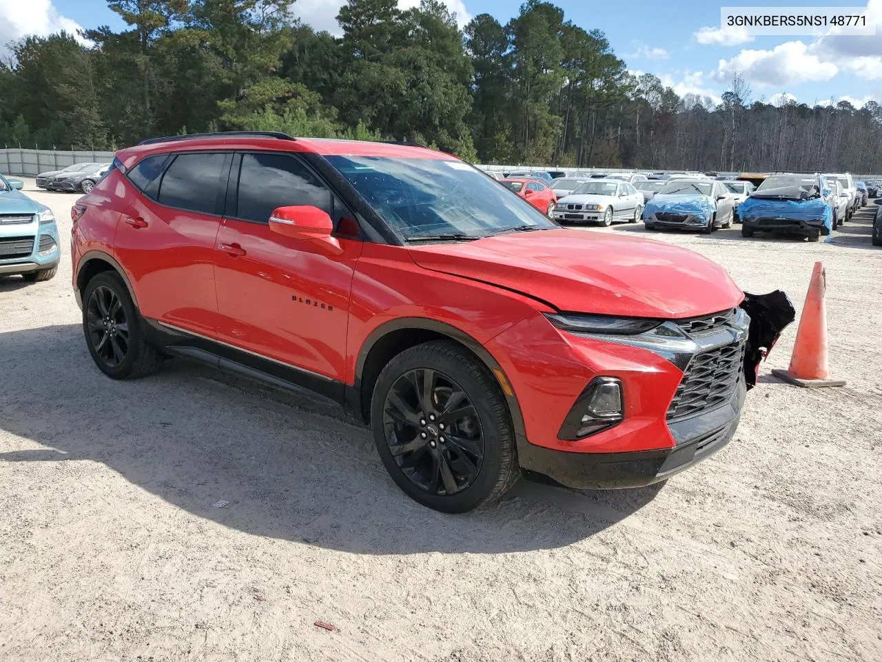 2022 Chevrolet Blazer Rs VIN: 3GNKBERS5NS148771 Lot: 78714984