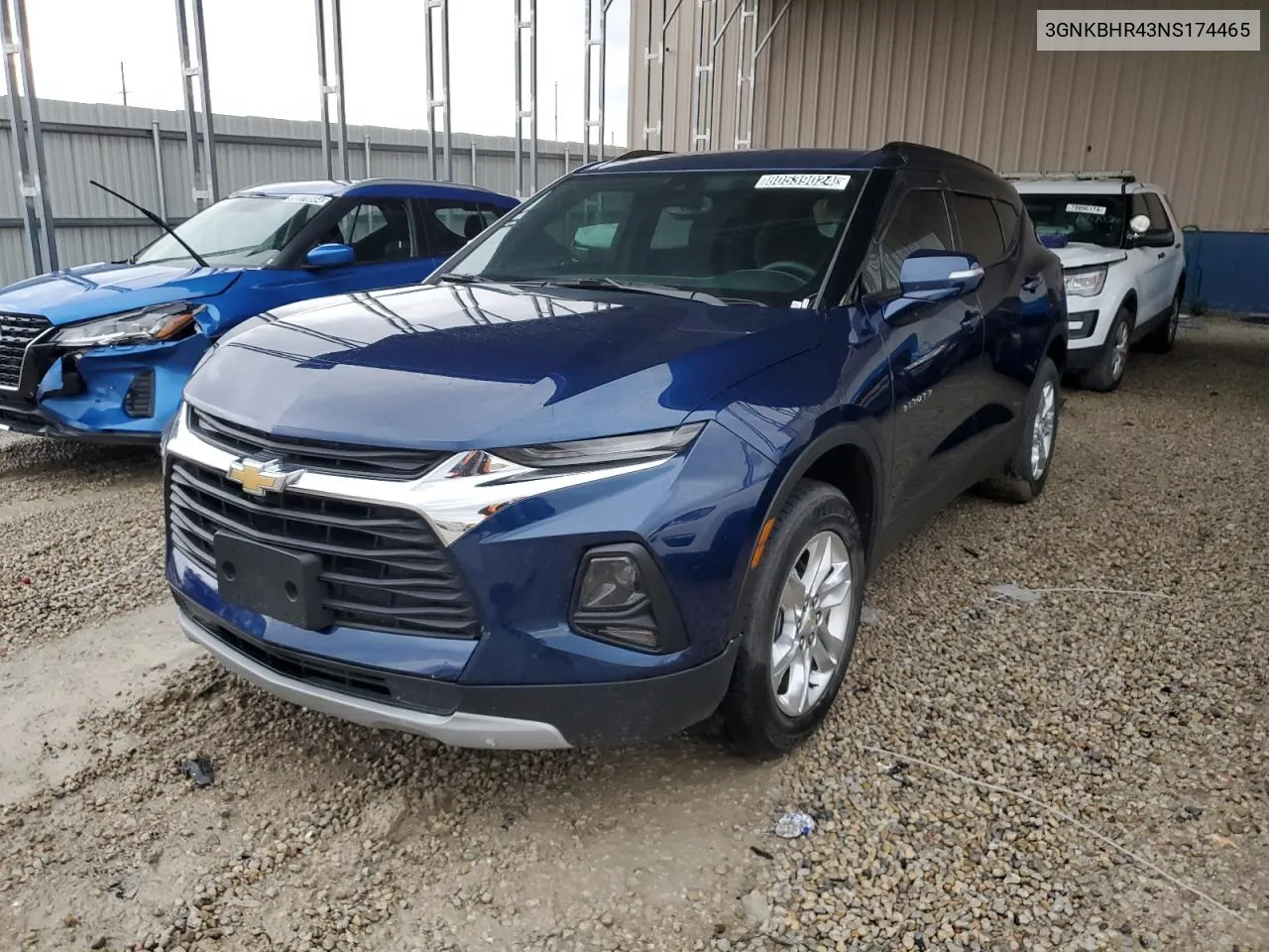 2022 Chevrolet Blazer 2Lt VIN: 3GNKBHR43NS174465 Lot: 80539024