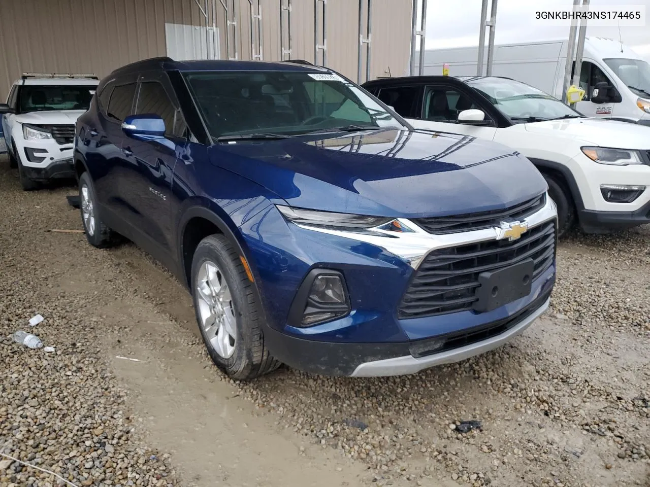 2022 Chevrolet Blazer 2Lt VIN: 3GNKBHR43NS174465 Lot: 80539024