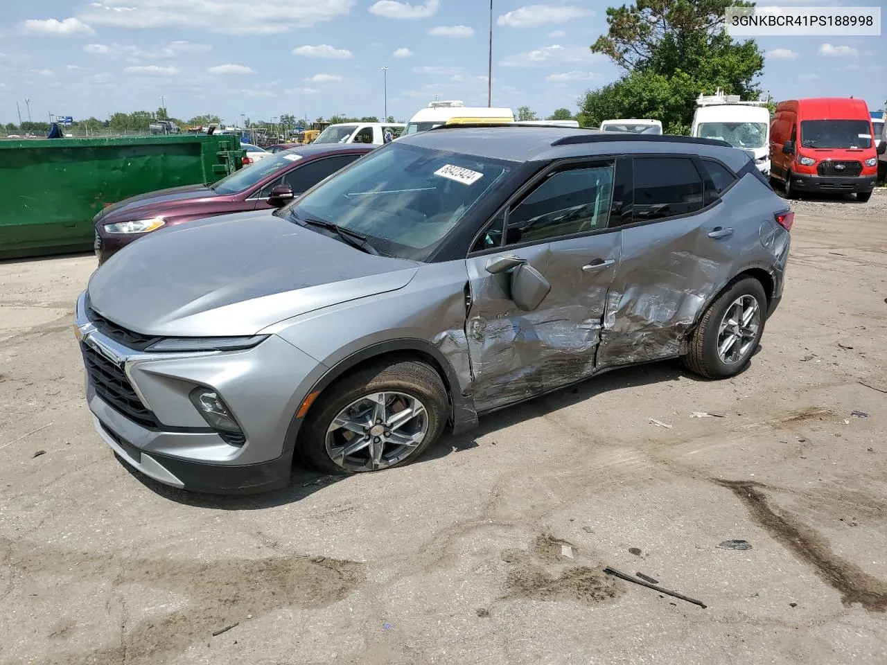 2023 Chevrolet Blazer 2Lt VIN: 3GNKBCR41PS188998 Lot: 68423424