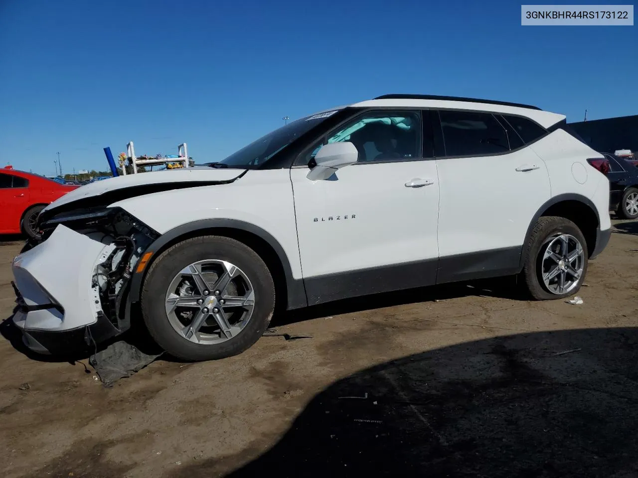 2023 Chevrolet Blazer 2Lt VIN: 3GNKBHR44RS173122 Lot: 74328674