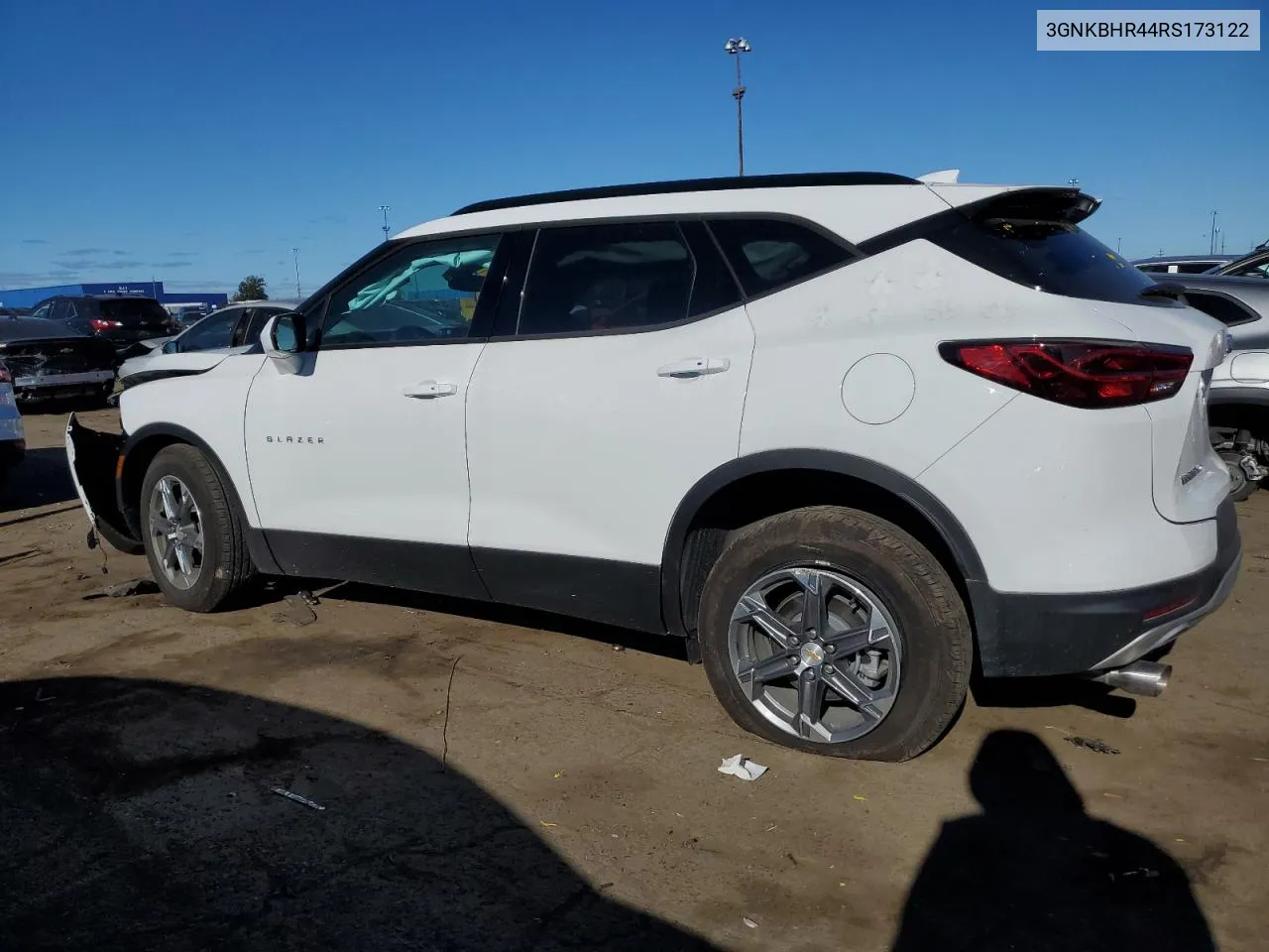 2023 Chevrolet Blazer 2Lt VIN: 3GNKBHR44RS173122 Lot: 74328674