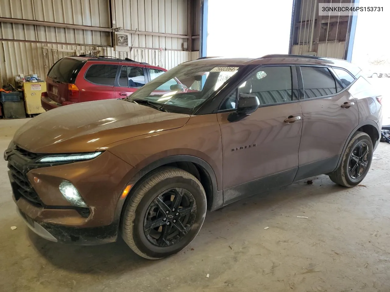 2023 Chevrolet Blazer 2Lt VIN: 3GNKBCR46PS153731 Lot: 75602064