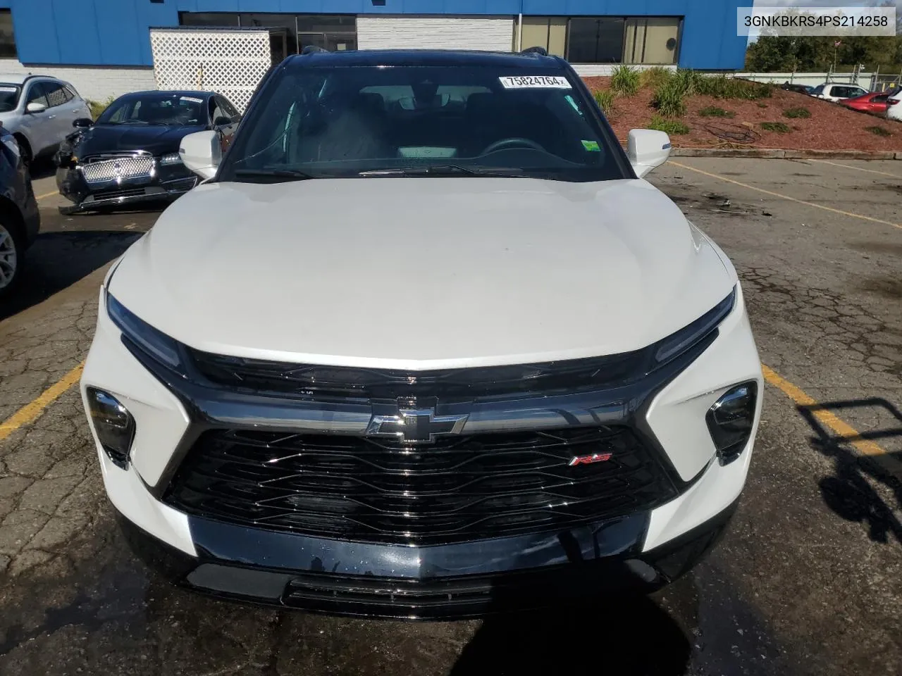 2023 Chevrolet Blazer Rs VIN: 3GNKBKRS4PS214258 Lot: 75824764