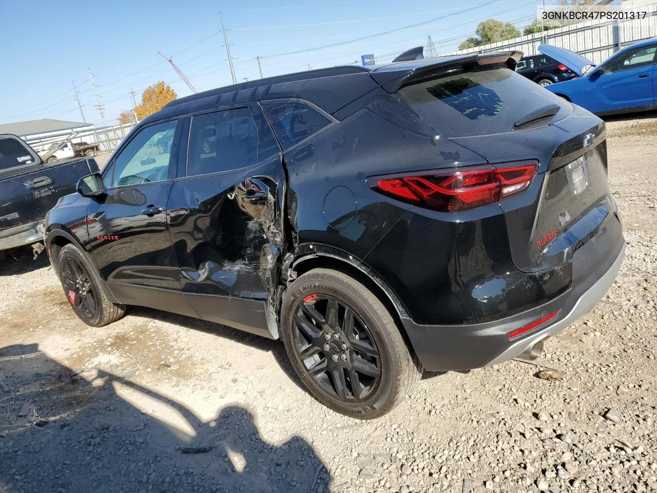 2023 Chevrolet Blazer 2Lt VIN: 3GNKBCR47PS201317 Lot: 76594054