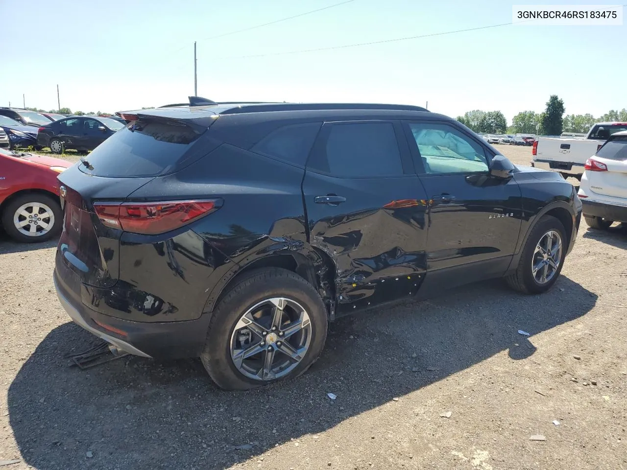 2024 Chevrolet Blazer 2Lt VIN: 3GNKBCR46RS183475 Lot: 60689244